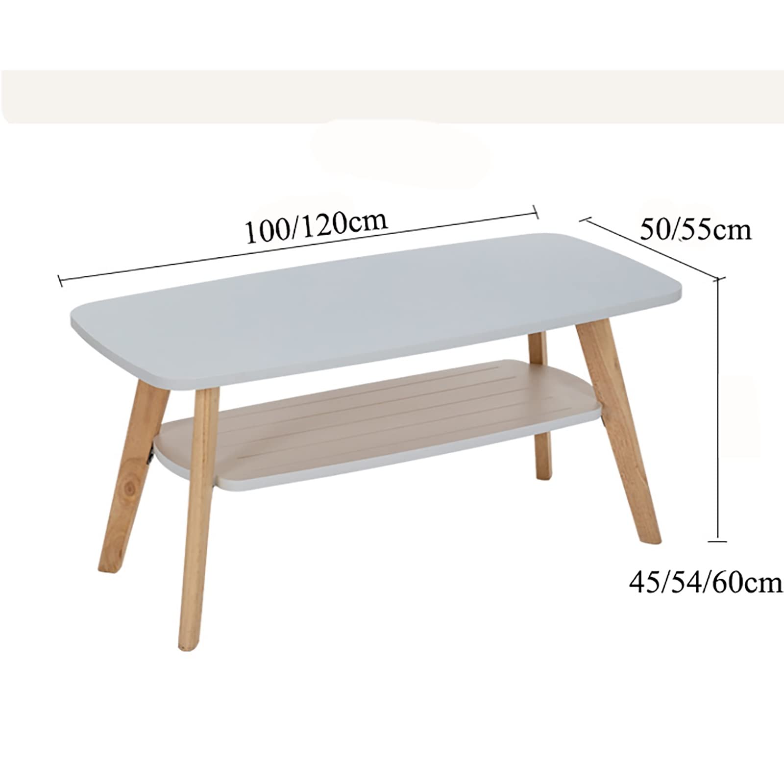 ZSH Coffee table, Japanese living room solid wood Sofa Side Table